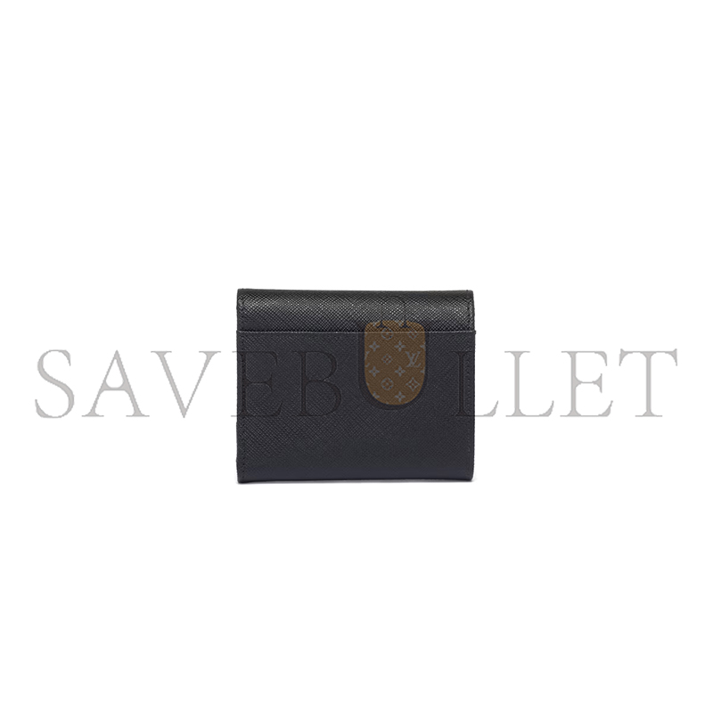 Pra*a small saffiano leather wallet 1mh043 (10*8.5cm)